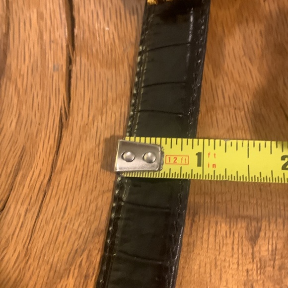 RARE 80’s FAHRENHEIT NEW YORK CONNIE BATES GOLD CHAINS AND CROC BELT - Picture 11 of 15